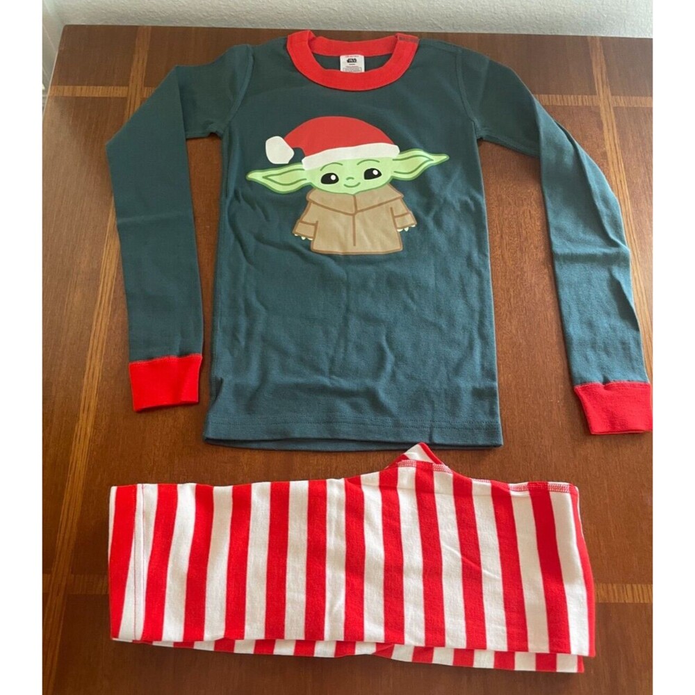 Hanna Andersson Kids STAR WARS The Mandalorian Long John PJ Set 4 US 100cm NEW